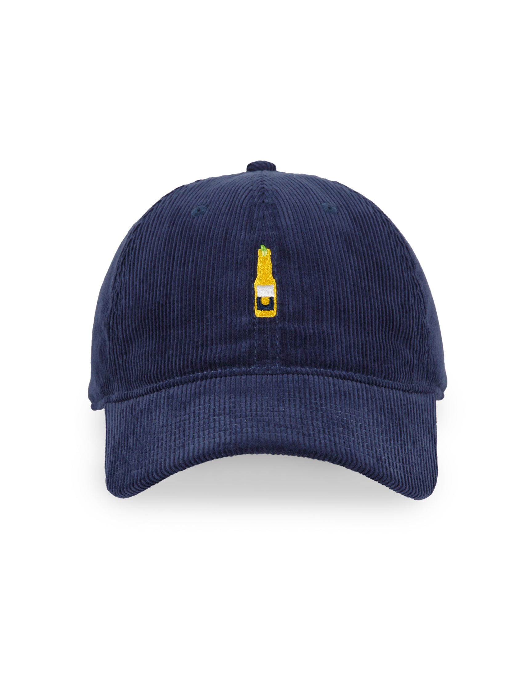 Corona Micro Embroidery Corduroy Slouch Cap