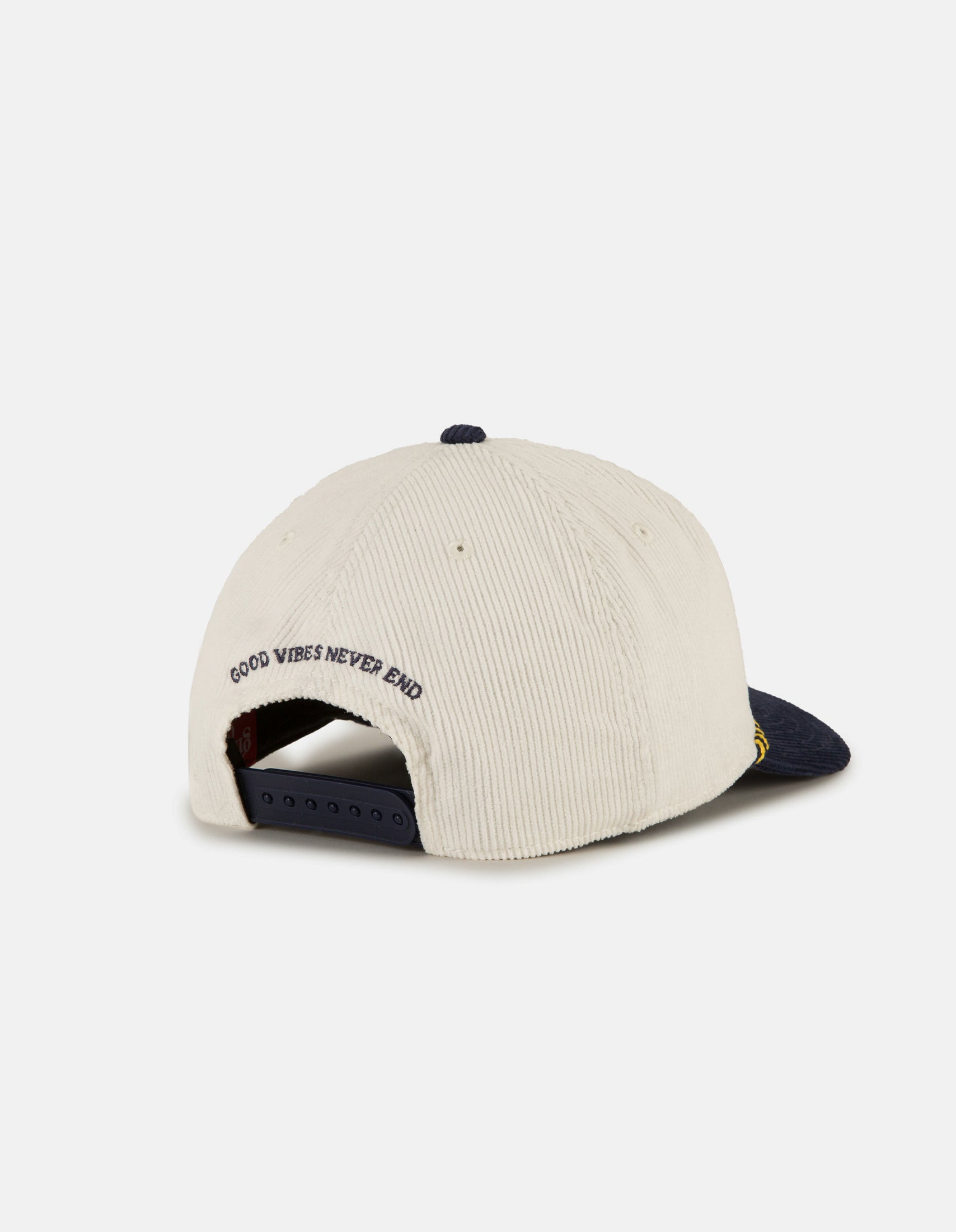 Corona Pro Corduroy Ivory Navy Vibes Cap