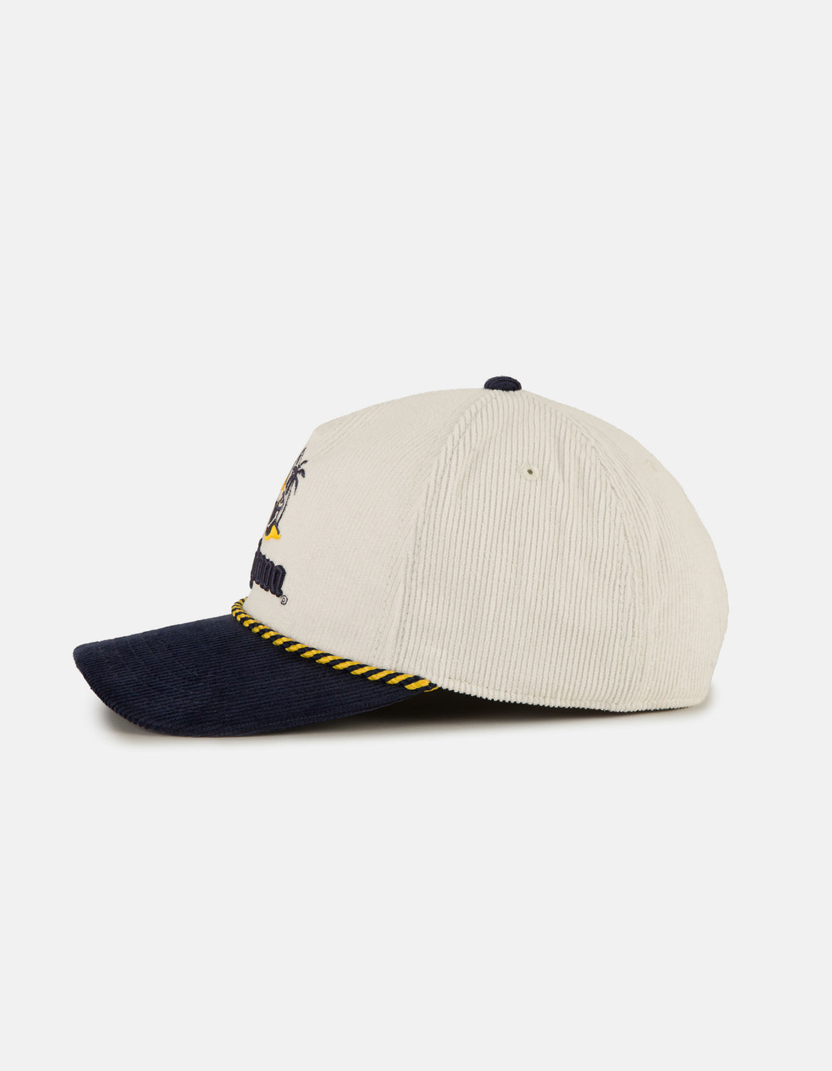Corona Corduroy Cap Ivory Navy-thumbmail-3