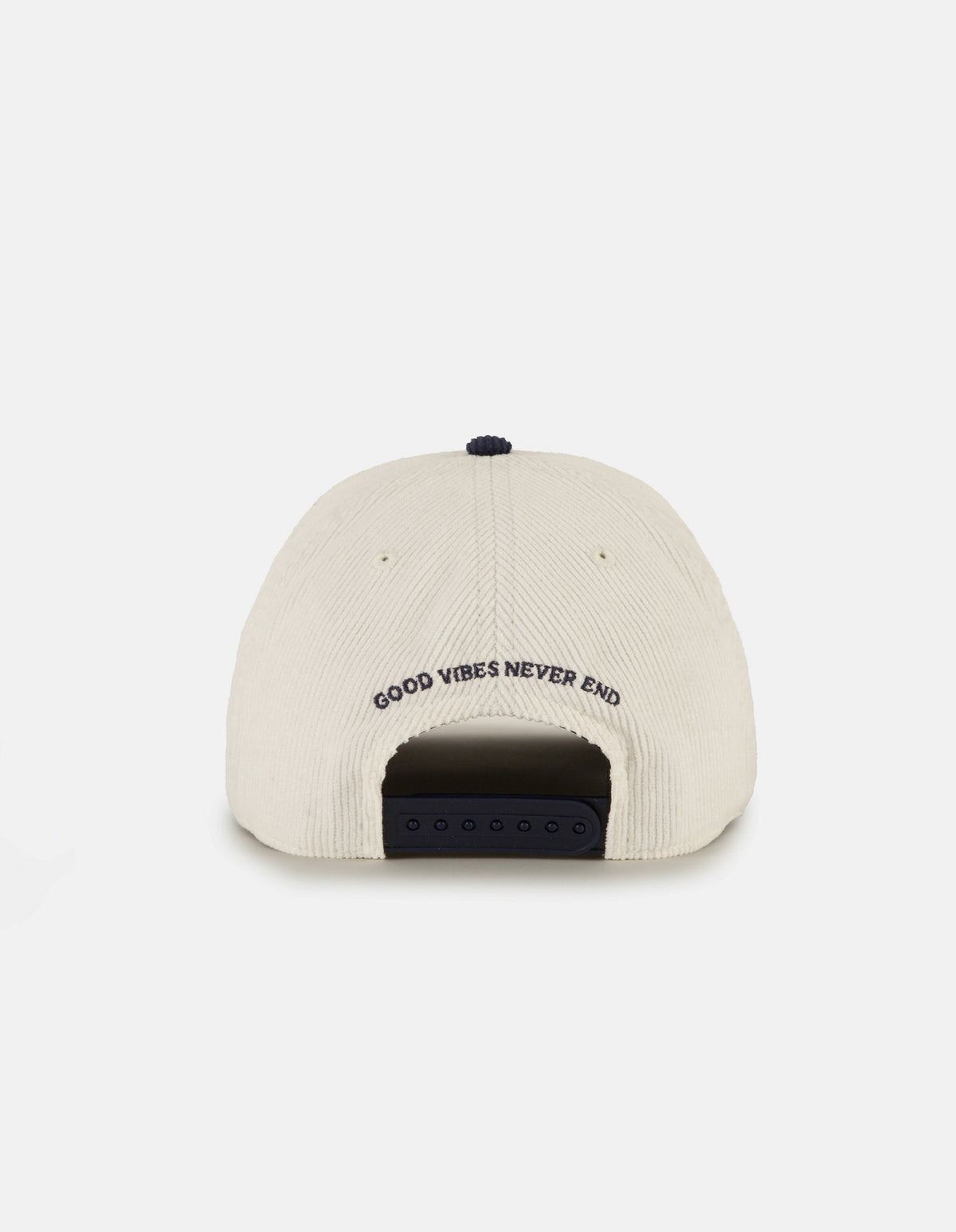 Corona Corduroy Cap Ivory Navy-thumbmail-4