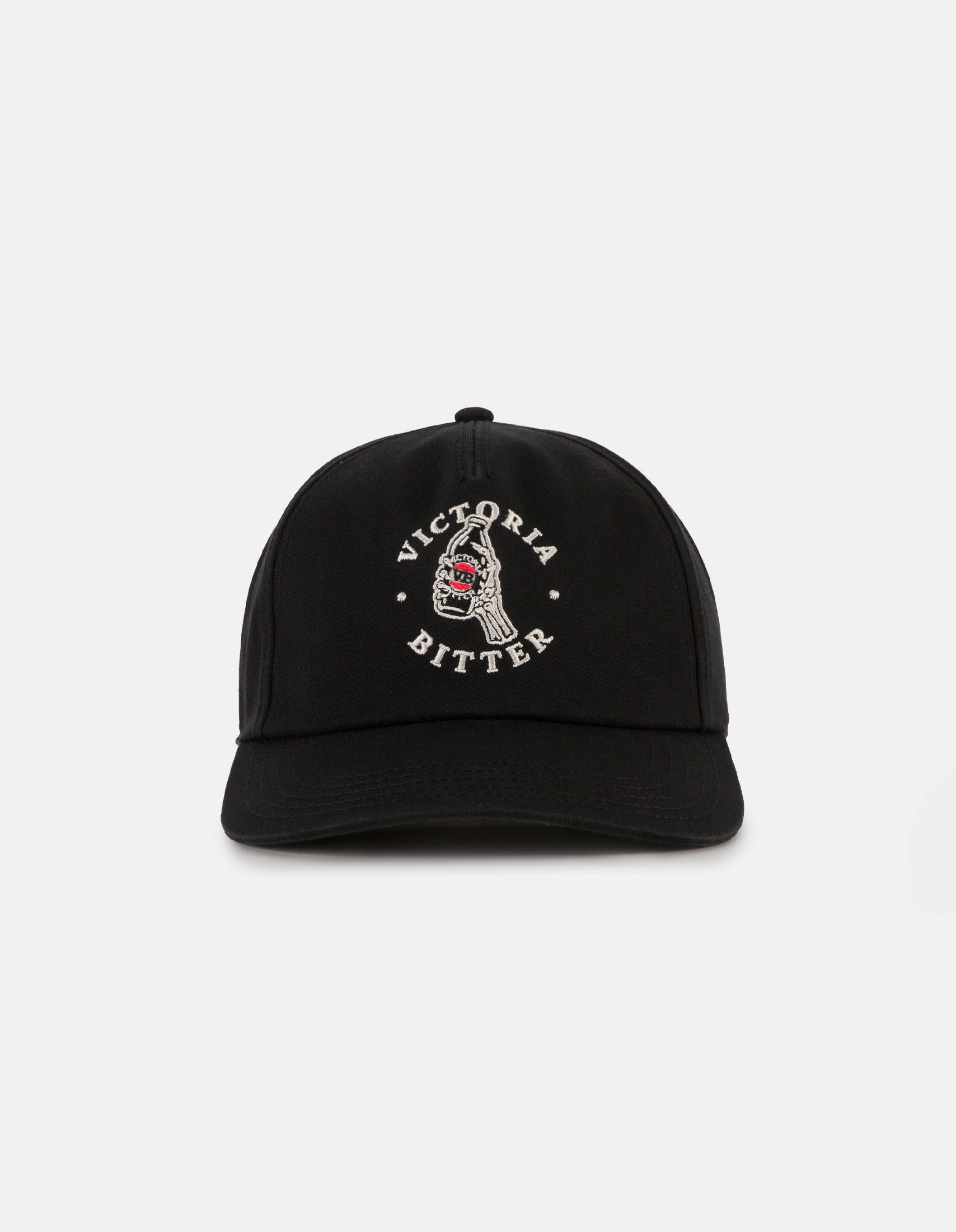 VB Pro Black Stubby Skele Cap