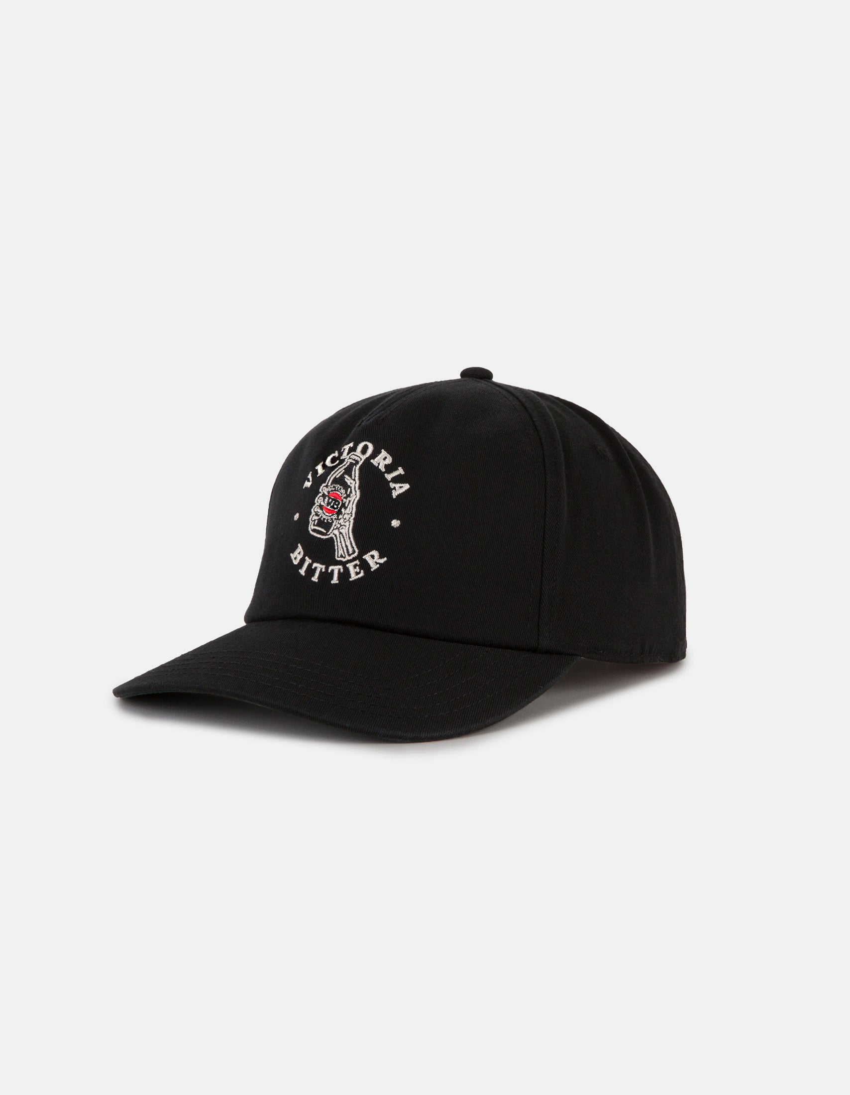 VB Pro Black Stubby Skele Cap