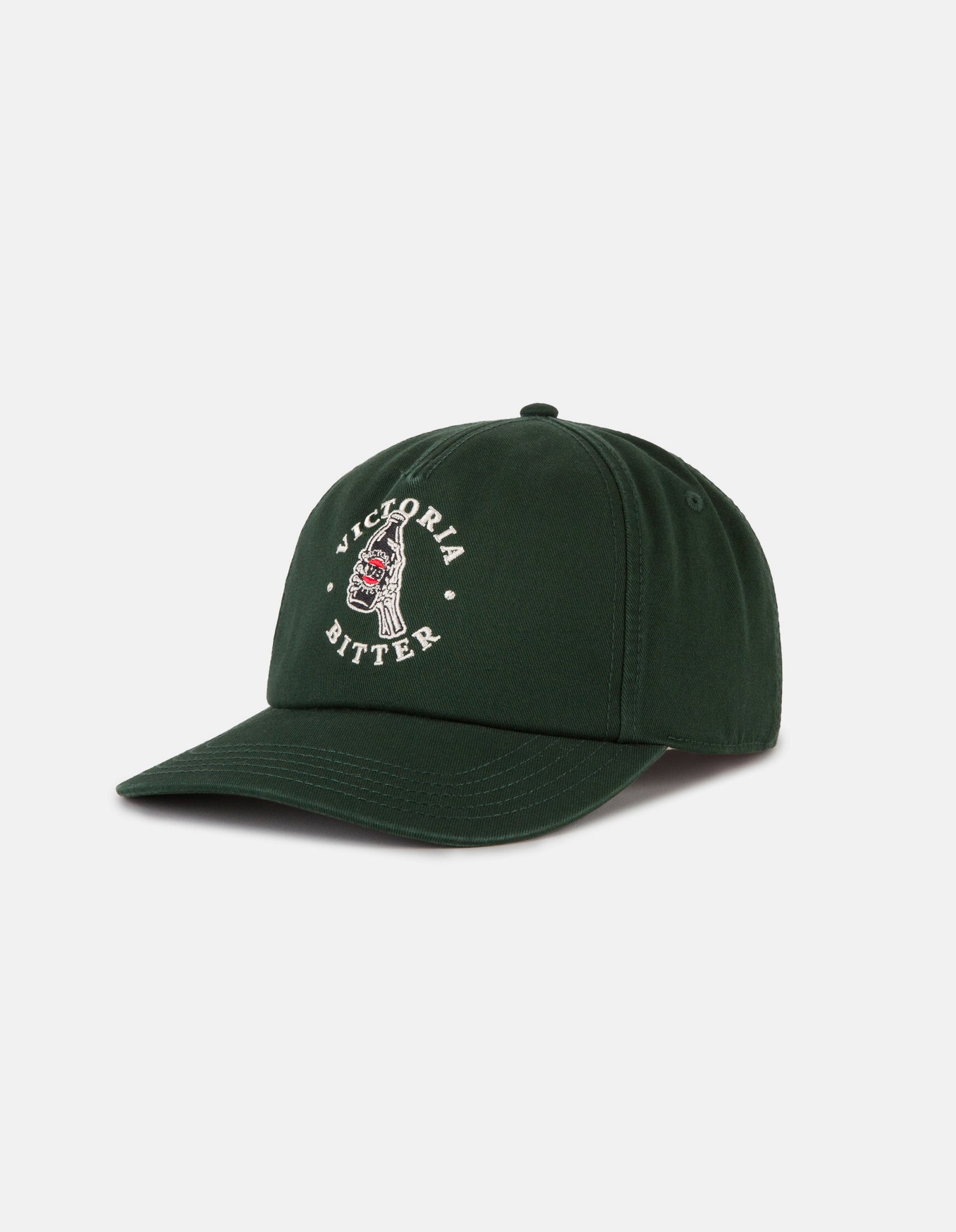 VB Pro Green Stubby Skele Cap